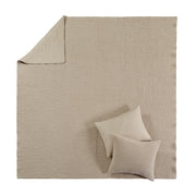 Elegant Crushed Velvet Quilt – Greenland Home Twin XL Set in Khaki