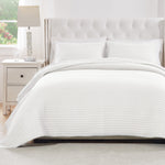Greenland Home Fashions Vineyard White 3-Piece Quilt Set