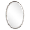 Decorative Hammered Silver Mirror