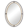 Double Frame Bronze Gold Mirror