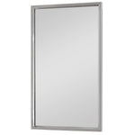 Bathroom or Bedroom Wall Mirror – Stainless Steel Design