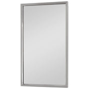 Bathroom or Bedroom Wall Mirror – Stainless Steel Design