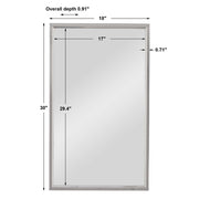 Anti-Theft Ready Mirror – Stainless Steel Vertical Horizontal