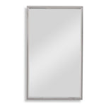 Vanity Wall Mirror 30"H Stainless Steel – Sleek Modern Frame Anti-Theft Ready By One Pixie Street