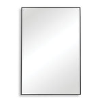 Framed Wall Mirror – 31" H Lightweight Polystyrene Frame with Smooth Modern Finish and Beveled Glass by One Pixie Street