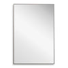 Silver Wall Mirror – Thin Frame Modern Decorative Accent