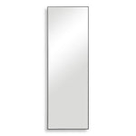 Wall Mirror Contemporary Black – 60" H Clean Frame for Living Room or Bedroom by One Pixie Street