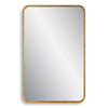 38" Wall Mirror – Gold Leaf Contemporary Frame Decorative Accent