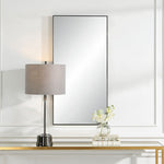 Home Decor Wall Mirror Antiqued Silver Finish 33.25" H Elegant Wall Accent – by One Pixie Street