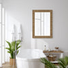 rattan wall mirror