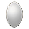 Silver Rounded Frame Mirror