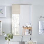 Wall Mirror 30" H Warm Silver Polystyrene Frame Floating Style Modern Vanity or Entryway Wall Decor By One Pixie Street