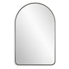 Satin Black Arch Mirror