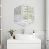 diamond wall mirror