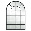 Arched Windowpane Mirror