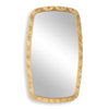 Gold Curved Frame Mirror
