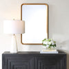 champagne gold wall mirror