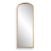 Arched Wall Mirror 59" Antique Gold Decorative Frame