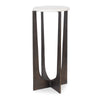 White Marble Accent Table