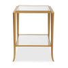 Gold Leaf Accent Table