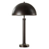 Industrial Bronze Table Lamp – Metal Dome Shade Design