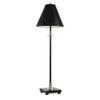 Black Metal Buffet Table Lamp