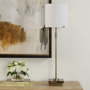 Modern Classic Buffet Lamp – Marble Base Accent Lighting