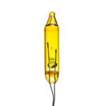 Vickerman W2V1707 Yellow Glass Incandescent Mini Bulb With Pinched Base 2.5 Volt 170Ma 50 Per Bag