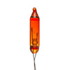 Vickerman W2V1708 Amber Glass Incandescent Mini Bulb With Pinched Base 2.5 Volt 170Ma 50 Per Bag