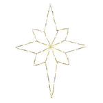 Vickerman V146040 48" C7 LED Bethlehem Star Wire Silhouette. Comes With Clear Lights.