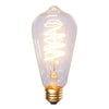 Vickerman X17ST641 St64 Warm White Filament LED Bulb 1/Box E26 Brass Base Dimmable 120V 3.5W 2200K