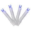 Vickerman X17W242 144 Blue LED Cluster Light Set 24' Christmas Light Set White Wire