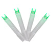 Vickerman X17W244 144 Green LED Cluster Light Set 24' Christmas Light Set White Wire