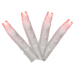 Vickerman X17W250 144 Pink LED Cluster Light Set 24' Christmas Light Set White Wire