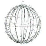 Vickerman X20LED05 180Lt X 20" Fold Flat Cool White LED Jumbo Hanging Sphere.