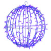 Vickerman X20LED06T 180Lt X 20" Fold Flat Purple LED Twinkle Jumbo Hanging Sphere.