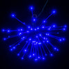 Vickerman X21G082 80Lt X 16" Green Starburst Blue 5Mm LED Lights.