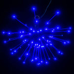 Vickerman X21G082 80Lt X 16" Green Starburst Blue 5Mm LED Lights.