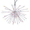 Vickerman X21W080 80Lt X 16" White Starburst Multi-Colored 5Mm LED Lights.