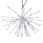 Vickerman X21W082 80Lt X 16" White Starburst Blue 5Mm LED Lights.