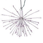 Vickerman X21W086 80Lt X 16" White Starburst Purple 5Mm LED Lights.