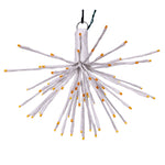 Vickerman X21W088 80Lt X 16" White Starburst Orange 5Mm LED Lights.