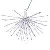 Vickerman X21W162 160Lt X 24" White Starburst Blue 5Mm LED Lights.