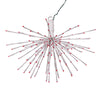 Vickerman X21W163 160Lt X 24" White Starburst Red 5Mm LED Lights.