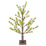 Vickerman X220620 2' Green Mini Pine Twig Tree Battery Operated Warm White 3Mm LED Lights.