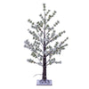 Vickerman X220718 3' Green Frosted Mini Pine Twig Tree Warm White 3Mm Wide Angle LED Lights.