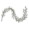 Vickerman X220760 6' Green Mini Pine Twig Garland Battery Operated Warm White 3Mm Wide Angle LED Lights.