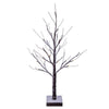 Vickerman X220820 2' Brown Frosted Twig Tree Battery Operated Warm White 3Mm Wide Angle LED Lights.