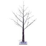 Vickerman X220830 3' Brown Frosted Twig Tree Warm White 3Mm Wide Angle LED Lights