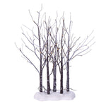 Vickerman X220935 30" Brown Frosted Twig Tree Grove Warm White 3Mm Wide Angle LED Lights 5 Piece Set.